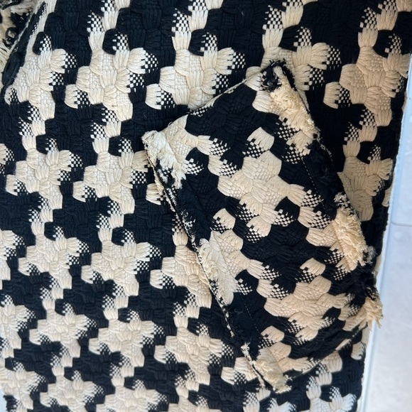 Alice + Olivia Stefan Notch Collar Coat Black Almond - Picture 6 of 13